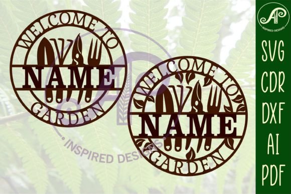 Download Garden Sign SVG Cut File, Personalized - Premium Resources