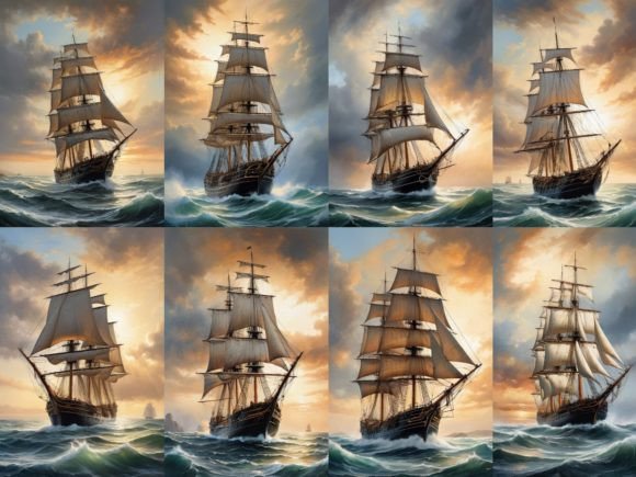 Download 32 Images Sailing Ship Painting - Ship Collection