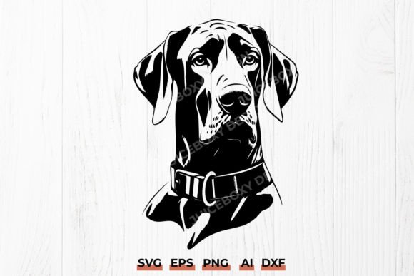 Download Great Dane Head Silhouette SVG, Dog DXF - Dog dxf Collection